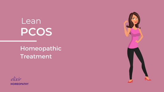 Lean PCOS homeopathic Treatment. Article by Dr. Sanchita Dharne - a specialist PCOS doctor at Elixir Homeopathy in Delhi and Gurgaon area.